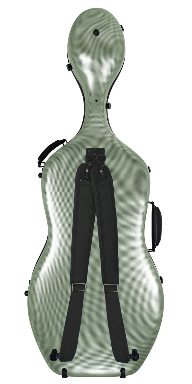 Lahek kovček za violončelo S44, zelen - slika 2