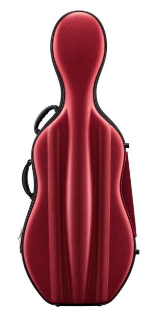 Poltrdi kovček za violončelo Puro Basic, rdeč, 1/4